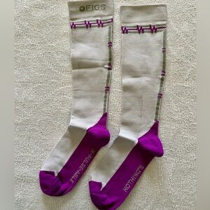 FIGS Compression Socks Size Small Nothing Is Im-Pulse-Able nursing medical grey